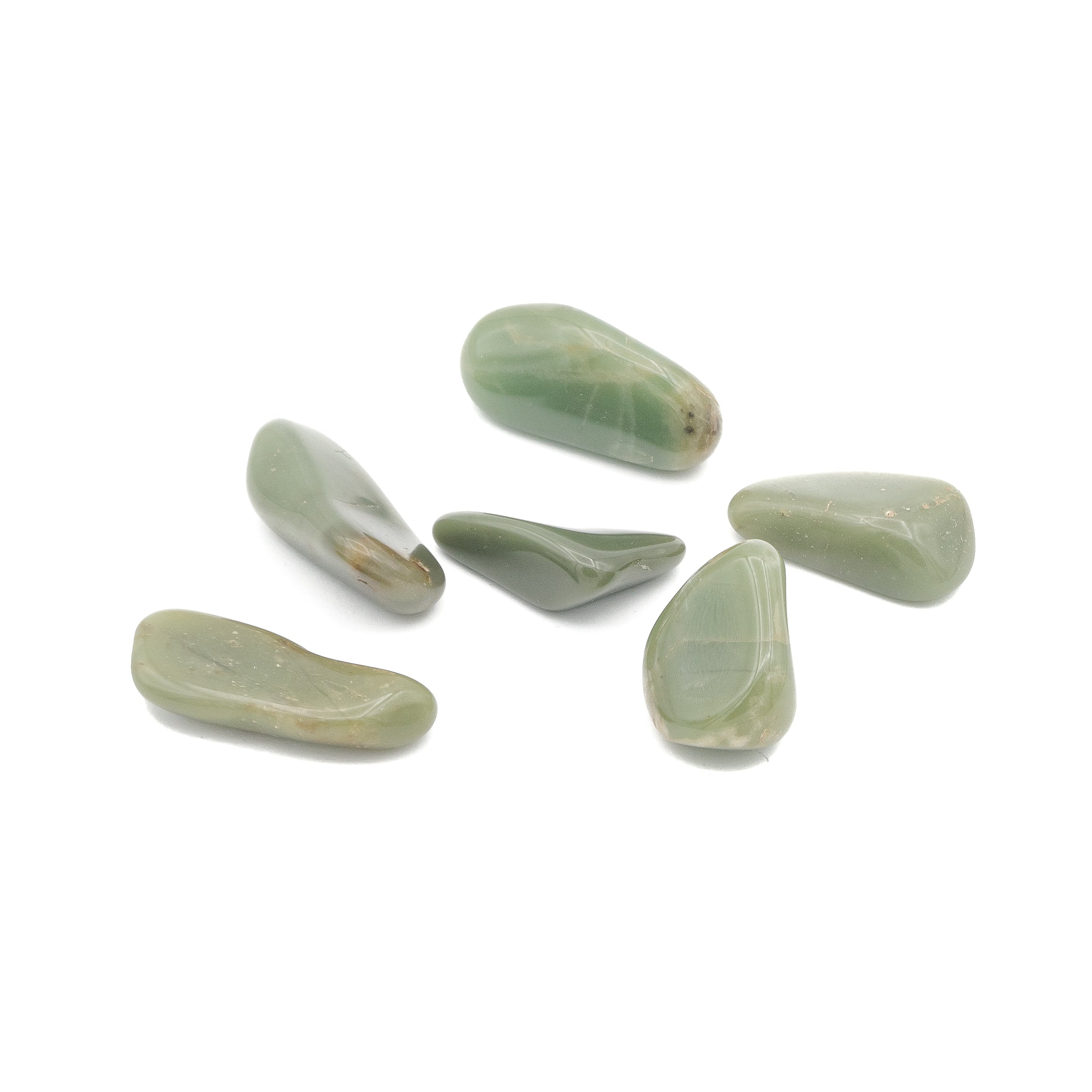 Chalcedony - Green Tumble $3